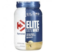 Dymatize, Elite 100% Whey Protein Powder, Gourmet Vanilla, 2 lbs (907 g)