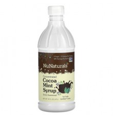 NuNaturals, Concentrated Cocoa Mint Syrup, 16 fl oz (0.47 l)