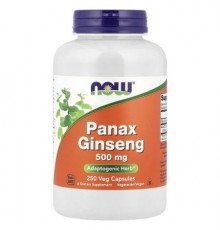 NOW Foods, Panax Ginseng, 500 mg, 250 Veg Capsules