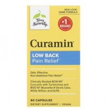 Terry Naturally, Curamin, Low Back Pain Relief, 60 Capsules