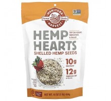 Manitoba Harvest, Hemp Hearts, Shelled Hemp Seeds, Delicious Nutty Flavor, 16 oz (454 g)