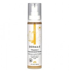 DERMA E, Vitamin C Concentrated Serum, Hyaluronic Acid Probiotics, 2 fl oz (60 ml)