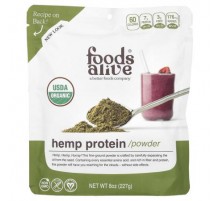 Foods Alive, Organic Hemp Protein Powder, 8 oz (227 g)
