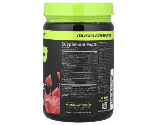 MusclePharm, Assault® Preworkout, Watermelon, 12.1 oz (344 g) MusclePharm, Assault® Preworkout, Watermelon, 12.1 oz (344 g)