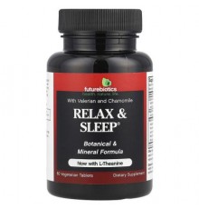Futurebiotics, Relax & Sleep® with L-Theanine, 60 Vegetarian Tablets