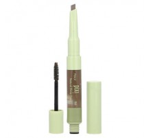 Pixi Beauty, 2-In-1 Natural Brow Duo, Brow Pencil & Gel, 0305  Natural Brown, 1 Count