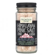 Frontier Co-op, Himalayan Pink Salt, Fine Grind, 4.48 oz (127 g)
