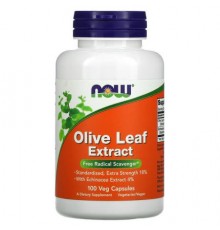 NOW Foods, Olive Leaf Extract, 100 Veg Capsules