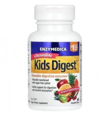 Enzymedica, Kids Digest, Fruit Punch, 60 Chewable Tablets