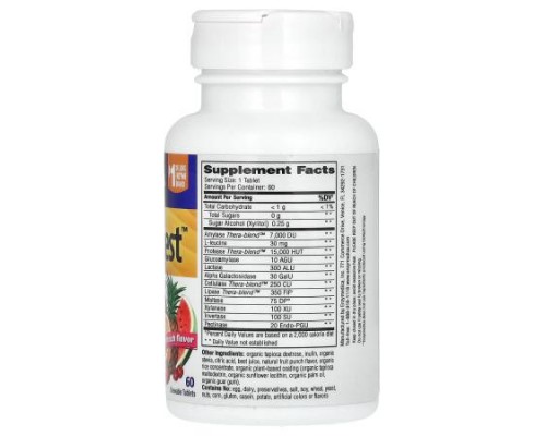 Enzymedica, Kids Digest, Fruit Punch, 60 Chewable Tablets Enzymedica, Kids Digest, Fruit Punch, 60 Chewable Tablets
