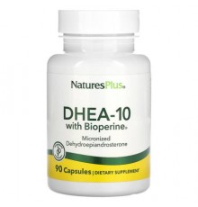 NaturesPlus, DHEA-10 With Bioperine, 90  Capsules