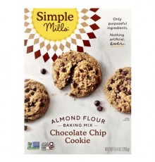 Simple Mills, Almond Flour Baking Mix, Chocolate Chip Cookie, 9.4 oz (265 g)