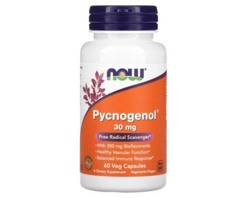 NOW Foods, Pycnogenol, 30 mg, 60 Veg Capsules