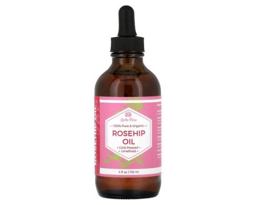 Leven Rose, 100% Pure & Organic Rosehip Oil, 4 fl oz (118 ml)