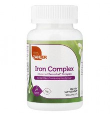 Zahler, Iron Complex, 100 Capsules