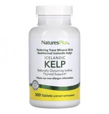 NaturesPlus, Icelandic Kelp, 300 Tablets (150 mg per Tablet)