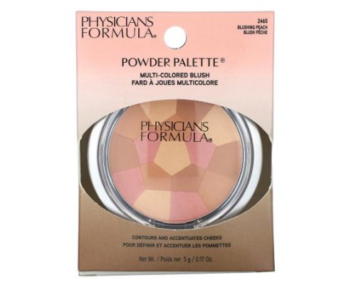 Physicians Formula, Powder Palette, Multi-Colored Blush, 2465 Blushing Peach, 0.17 oz (5 g) Physicians Formula, Powder Palette, Multi-Colored Blush, 2465 Blushing Peach, 0.17 oz (5 g)