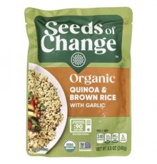 Seeds of Change, Organic Quinoa & Brown Rice With Garlic, 8.5 oz (240 g)