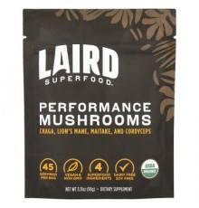 Laird Superfood, Performance Mushrooms, 3.17 oz (90 g)