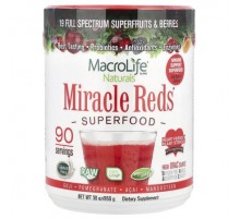 Macrolife Naturals, Miracle Reds®, Superfood, Goji, Pomegranate, Acai, Mangosteen, 30 oz (850 g)