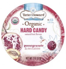 Torie & Howard, Organic Hard Candy, Pomegranate & Nectarine, 2 oz (57 g)