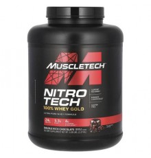 MuscleTech, Nitro-Tech® 100% Whey Gold, Double Rich Chocolate, 5 lbs (2.27 kg)
