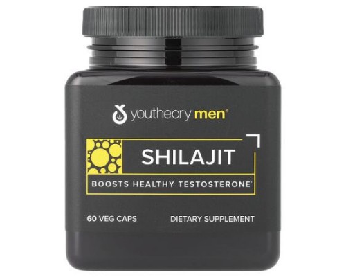 Youtheory, Men®, Shilajit, 60 Veg Caps (250 mg per Capsule) Youtheory, Men®, Shilajit, 60 Veg Caps (250 mg per Capsule)