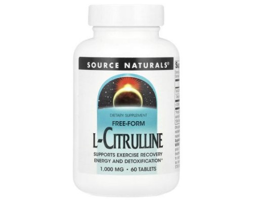 Source Naturals, L-Citrulline, 1,000 mg , 60 Tablets