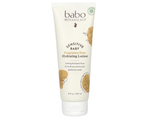 Babo Botanicals, Sensitive Baby, Hydrating Lotion, Fragrance Free, 8 fl oz (237 ml) Babo Botanicals, Sensitive Baby, Hydrating Lotion, Fragrance Free, 8 fl oz (237 ml)