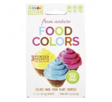ColorKitchen, Food Colors From Nature, Multi-Color, 3 Powder Packets, 0.11 oz (3 g) Each