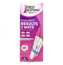 First Response, Triple Check™ Pregnancy Tests, 3 Tests