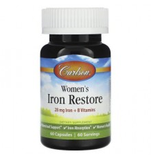 Carlson, Women's Iron Restore, 60 Capsules