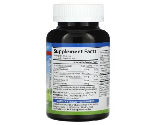 Carlson, Women's Iron Restore, 180 Capsules Carlson, Women's Iron Restore, 180 Capsules