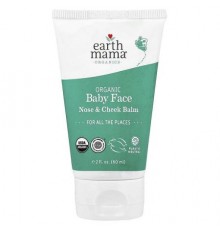 Earth Mama, Organic Baby Face, Nose & Cheek Balm, 2 fl oz (60 ml)