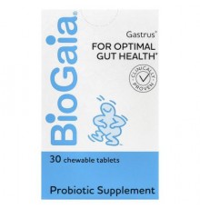 BioGaia, Gastrus For Optimal Gut Health, Mandarin, 30 Tablets