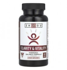 Zhou Nutrition, Clarity & Vitality, 50 mg, 60 Veggie Capsules