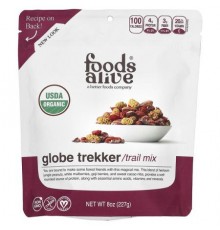 Foods Alive, Organic Trail Mix, Globe Trekker, 8 oz (227 g)