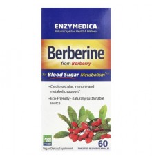 Enzymedica, Berberine, 60 Targeted-Delivery Capsules