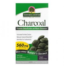 Nature's Answer, Charcoal, 90 Vegetarian Capsules (280 mg per Capsule)