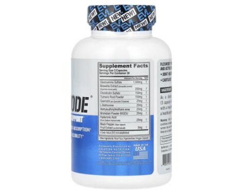 EVLution Nutrition, FlexMode®, Advanced Joint Support, 90 Veggie Capsules