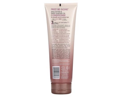 Giovanni, 2chic, Frizz Be Gone Conditioner, To Smooth Out Of Control Hair, Shea Butter + Sweet Almond Oil, 8.5 fl oz (250 ml) Giovanni, 2chic, Frizz Be Gone Conditioner, To Smooth Out Of Control Hair, Shea Butter + Sweet Almond Oil, 8.5 fl oz (250 ml)