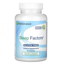 Nutra BioGenesis, Sleep Factors, 60 Capsules