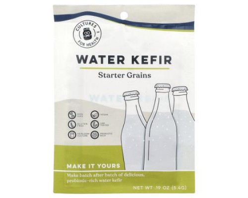 Cultures for Health, Water Kefir, 1 Packet, 0.19 oz (5.4 g)