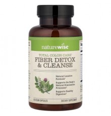 NatureWise, Total Colon Care®, Fiber Detox & Cleanse, 60 Vegan Capsules