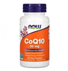 NOW Foods, CoQ10, 30 mg, 120 Veg Capsules