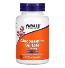 NOW Foods, Glucosamine Sulfate, 750 mg, 120 Veg Capsules