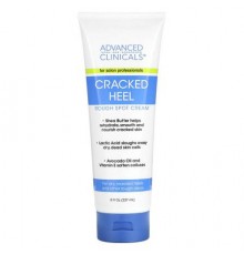 Advanced Clinicals, Cracked Heel, Rough Spot Cream, 8 fl oz (237 ml)