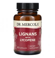 Dr. Mercola, Lignans with Lycopene, 30 Capsules