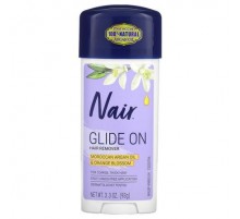 Nair, Glides On Hair Remover, For Coarse, Thick Hair, 3.3 oz (93 g)