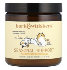 Dr. Mercola, Bark & Whiskers™, Seasonal Support, For Dogs & Cats, 3.17 oz (90 g)
